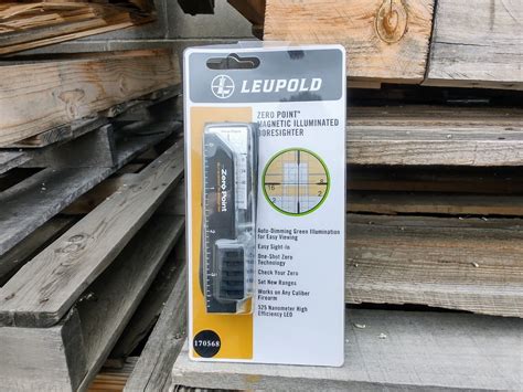 One of my favorite features of this and the other "collimater" type boresighters is the ability to record your zero in addition to helping get on paper when boresighting. . Leupold zero point boresighter ebay